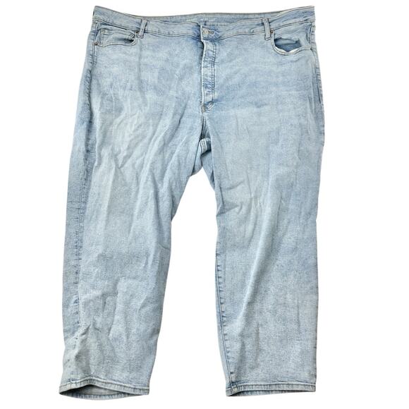 Old Navy OG Straight High Rise Jeans light wash women’s plus size 30 - Picture 3 of 12